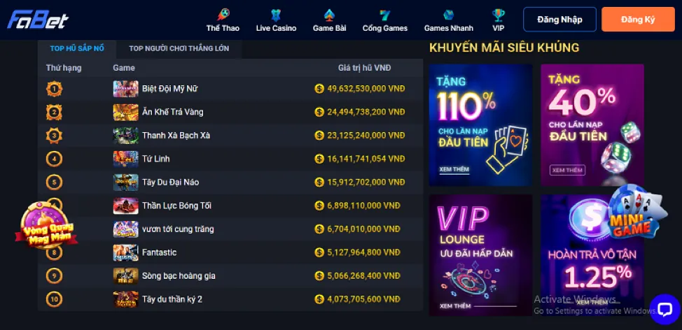Thưởng chào mừng xo so888