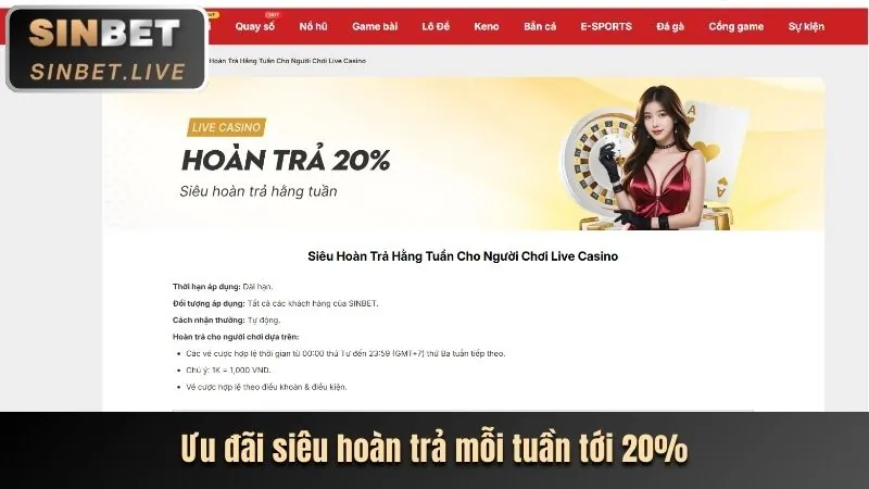 Khuyến mãi nạp lại hàng tuần xo so888